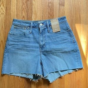 NWT Madewell Jean Shorts